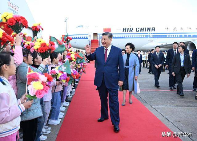 图集｜习近平抵达澳门