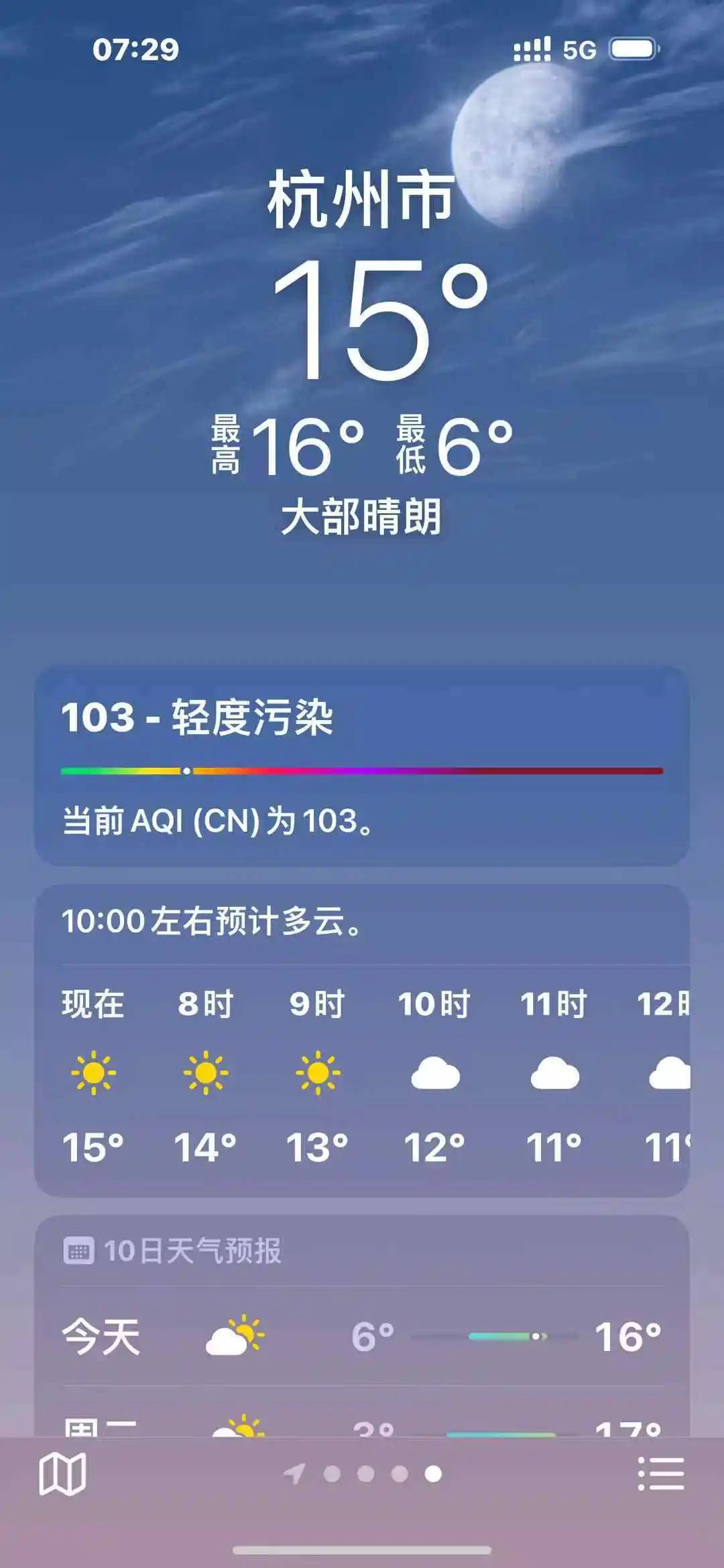 今日大寒，杭州市民发现清晨七点手机显示16℃：哪有这么高？