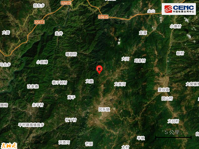 今日凌晨,普洱市景谷县连发2次地震